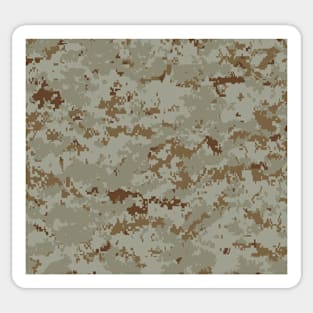 Desert Digital Uniform Pattern Sticker